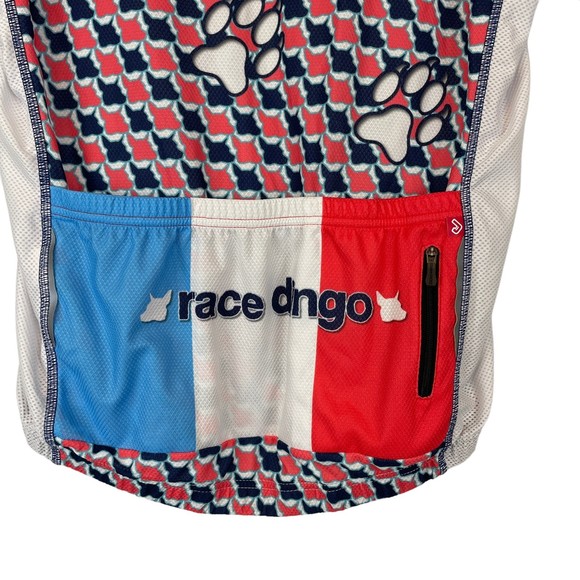 MENS JAKROO ROAM WILD RACE DINGO FULL ZIP SHORT SLEEVE CYCLING JERSEY SHIRT TOP - Picture 8 of 11